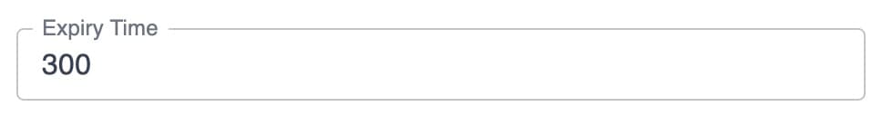 SMS OTP - Expiry Time Input in Verihubs Dashboard