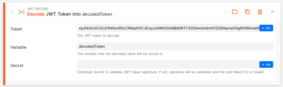 decode jwt token