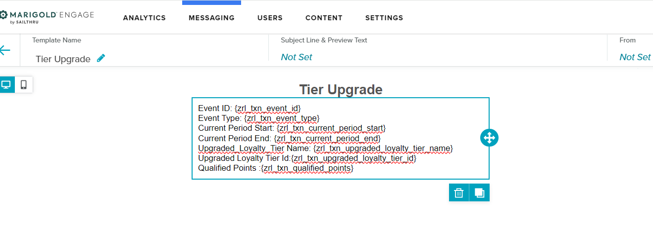 Sailthru Integration