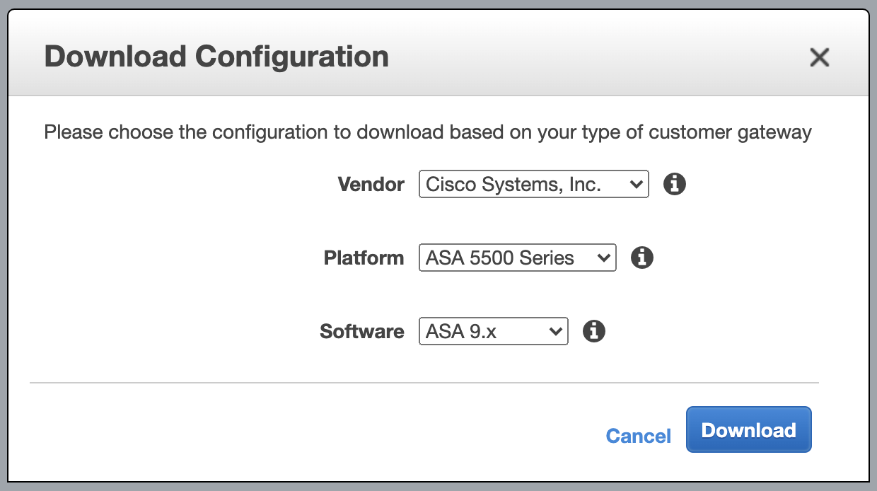 cisco asav platform type has not been configured