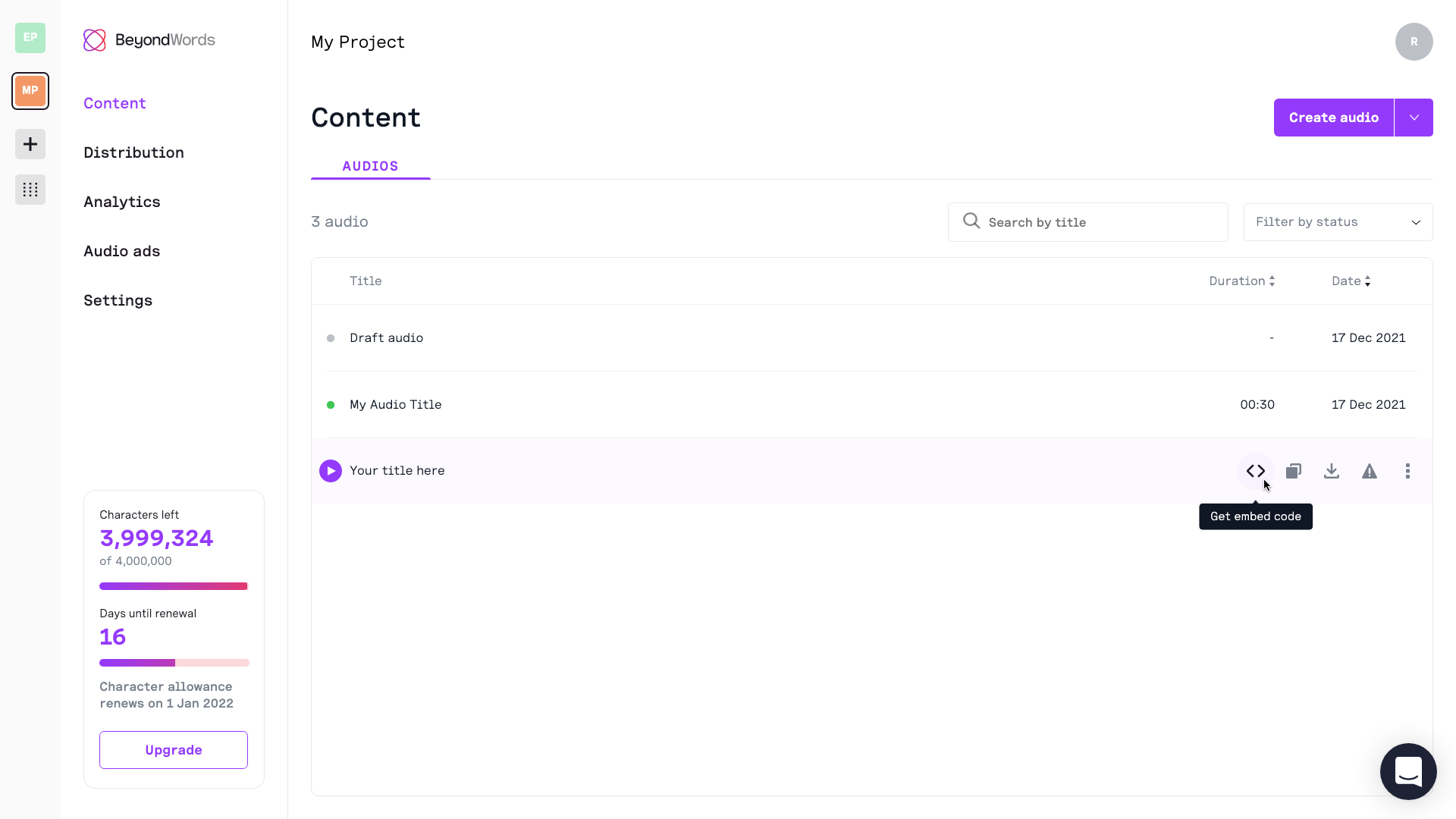 Get embed code for audio - BeyondWords.png