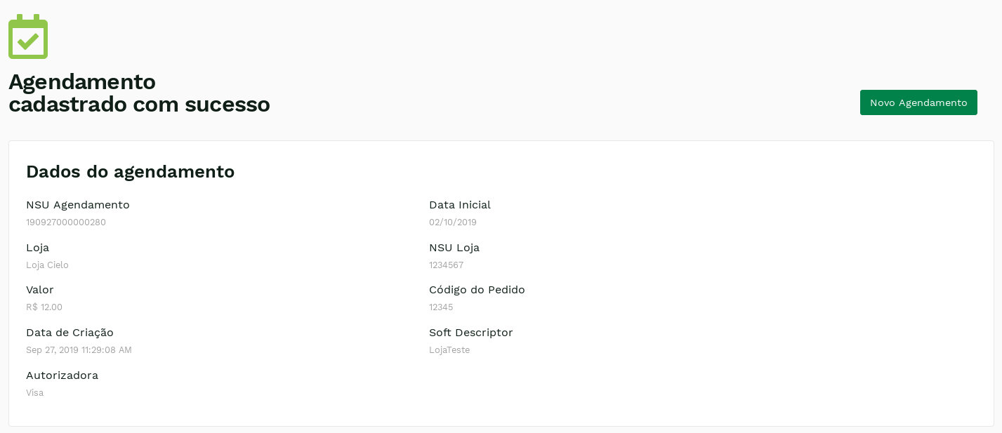 "Scheduling registered successfully." -no-filter