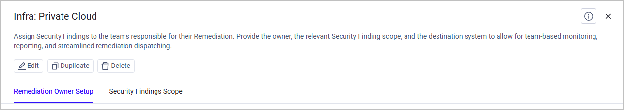 ownership edit/duplicate/delete card