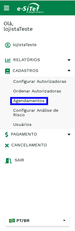 "Accessing the Schedulings Registration." -no-filter