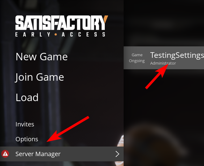Satisfactory Server Manager
