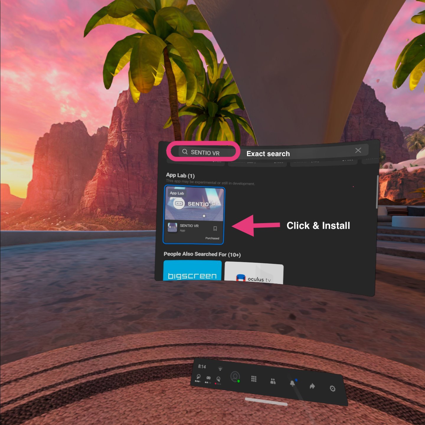 oculus app on pc