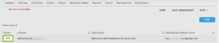“CDN settings” in Administration - some text intentionally blurred