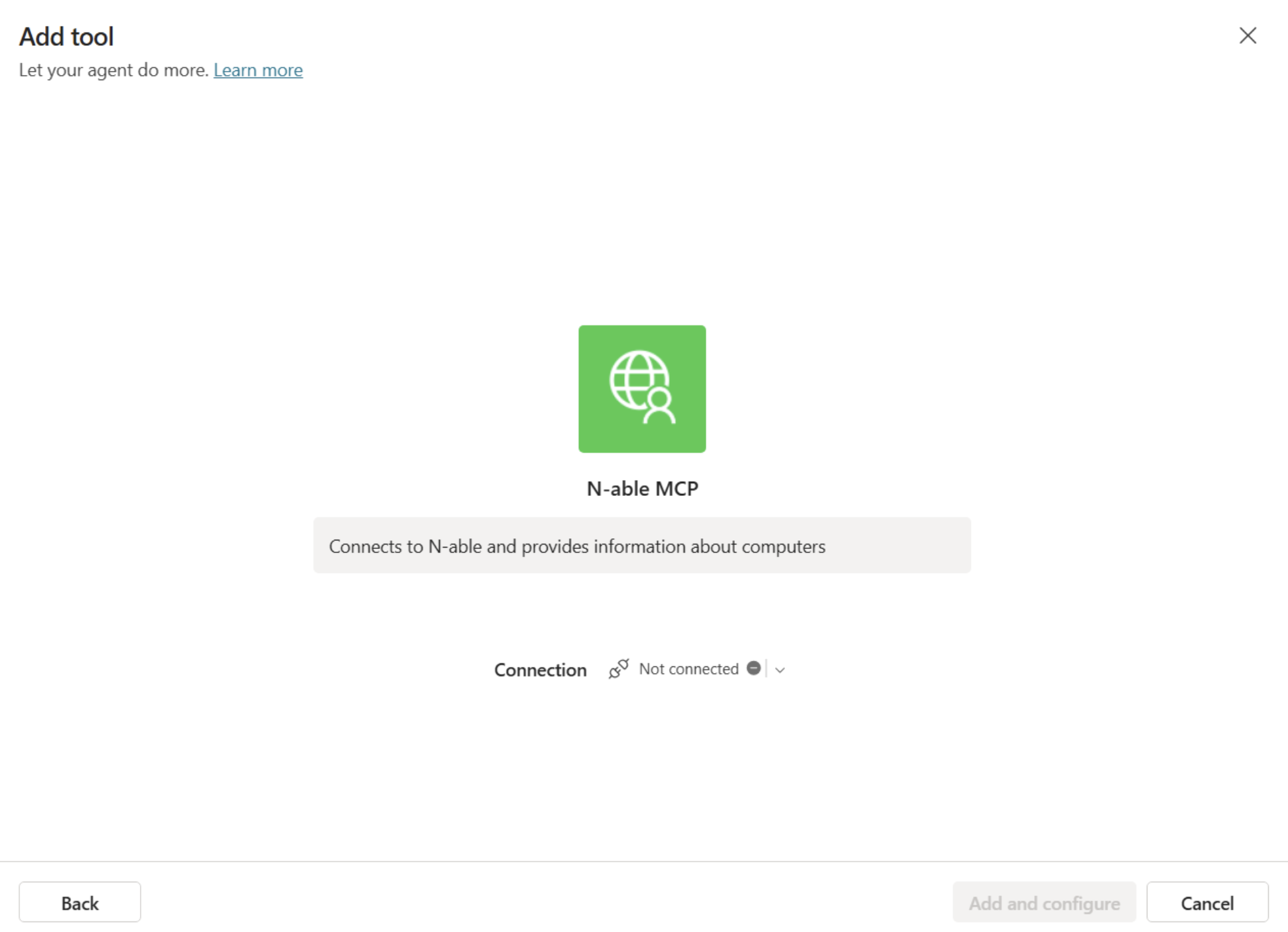 API key auth header configuration