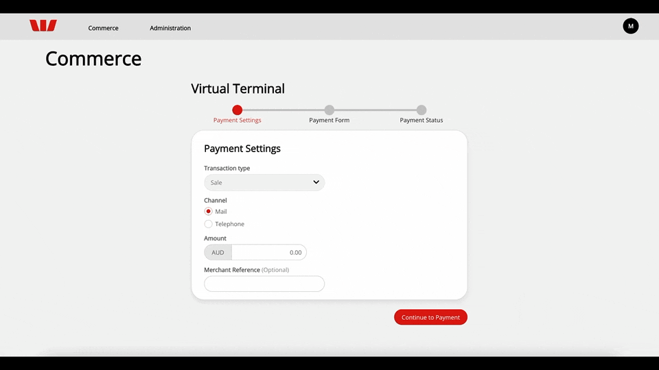 Taking a Virtual Terminal Payment