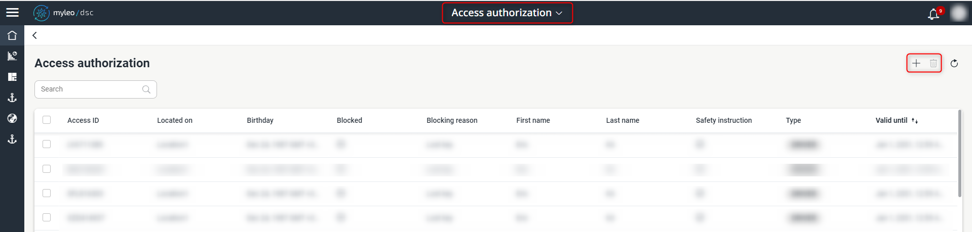 Access authorization