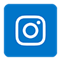 Instagram logo, blue square with white camera image