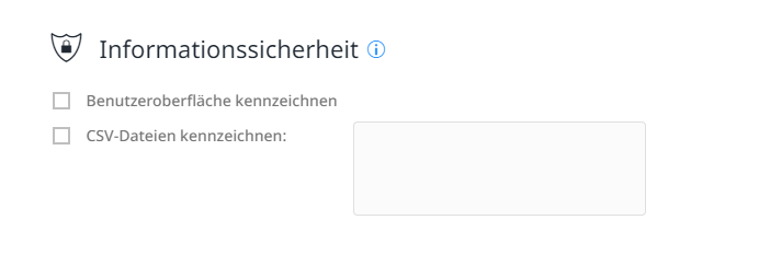 Informationssicherheit bearbeiten