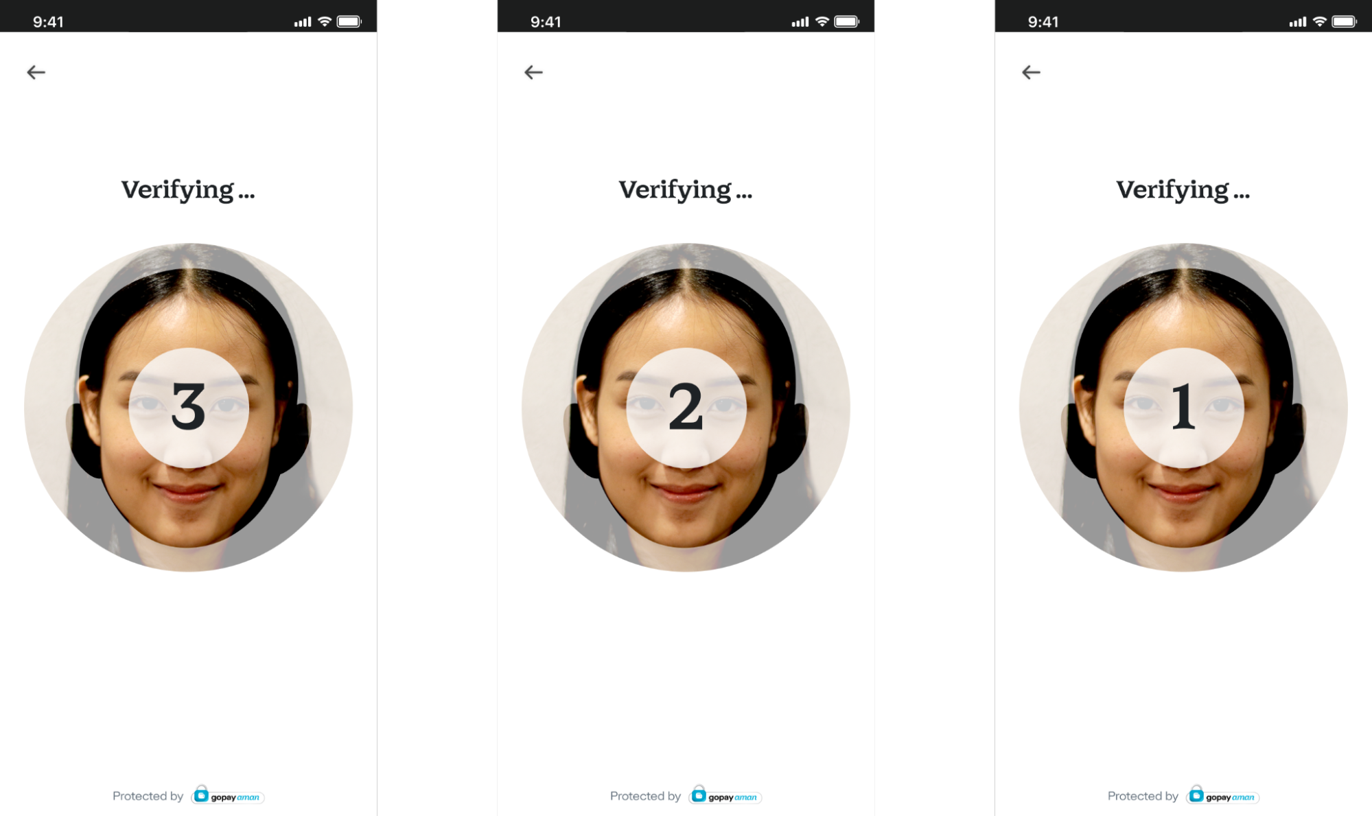 Native Upload and Verification Screen