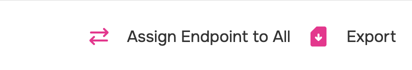 Edit the endpoints for all your numbers
