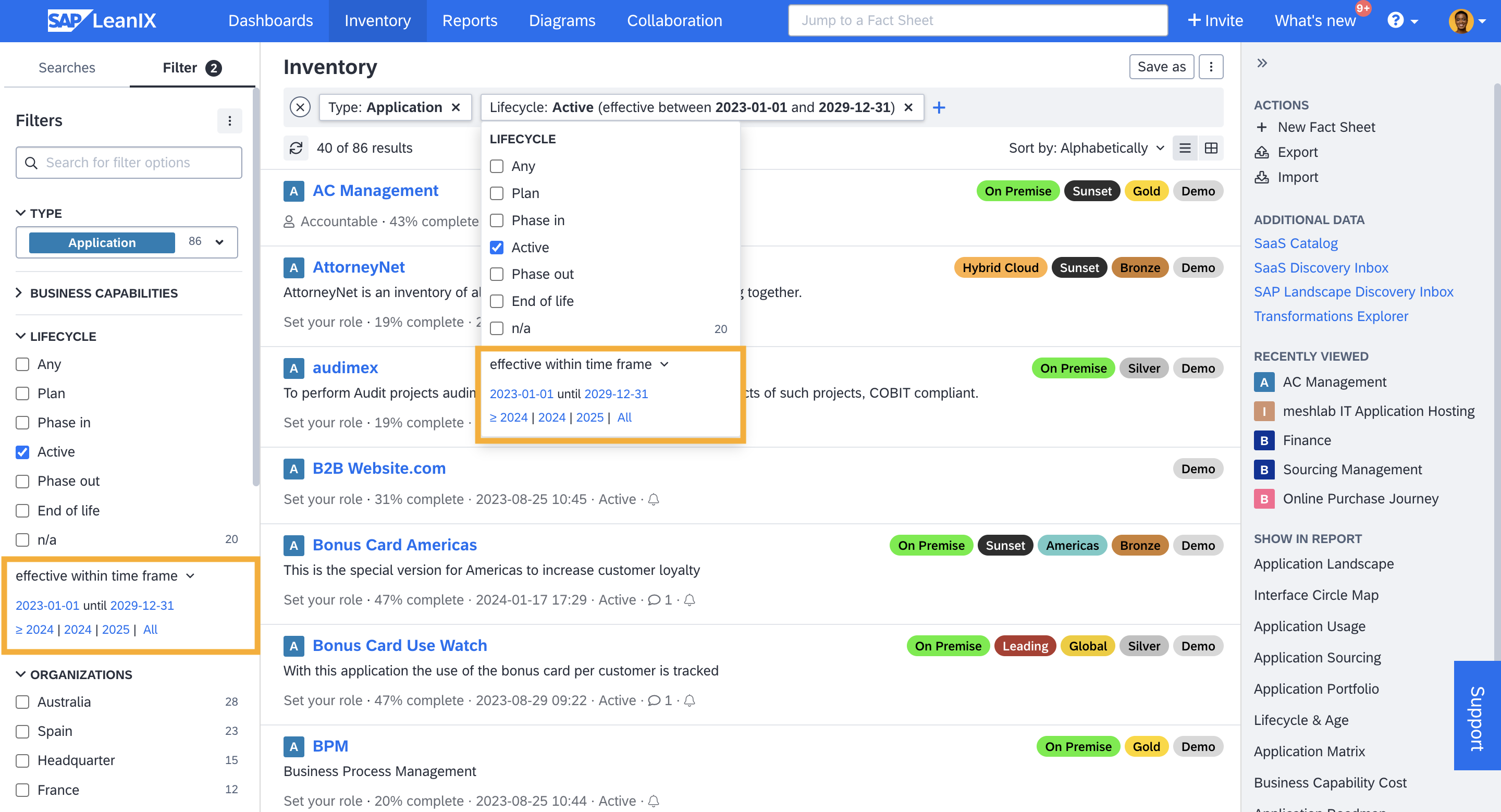 Applying Lifecycle Filters Based on Time