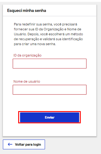 enviando a solicitação