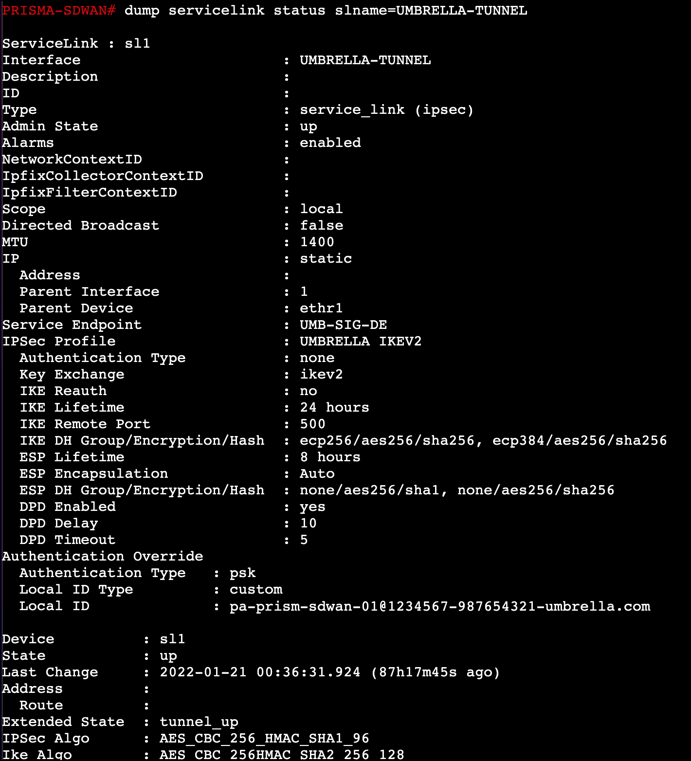 Configure Tunnels with Palo Alto Prisma SDWAN