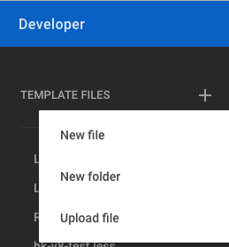 File and folder options