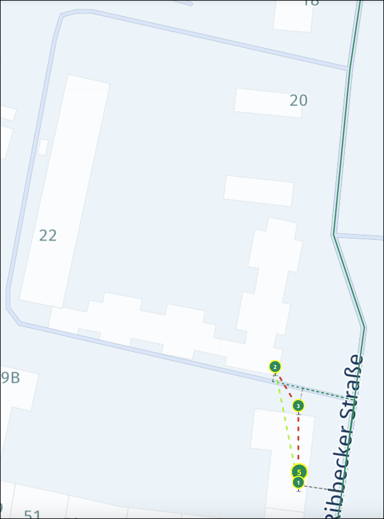 Route avoids the one-way street detour