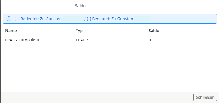 Neues Infofenster innerhalb der Bestandsübersicht