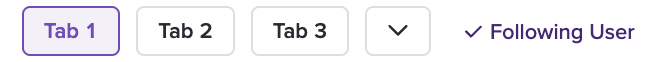 In this example, Tab 1 is currently active