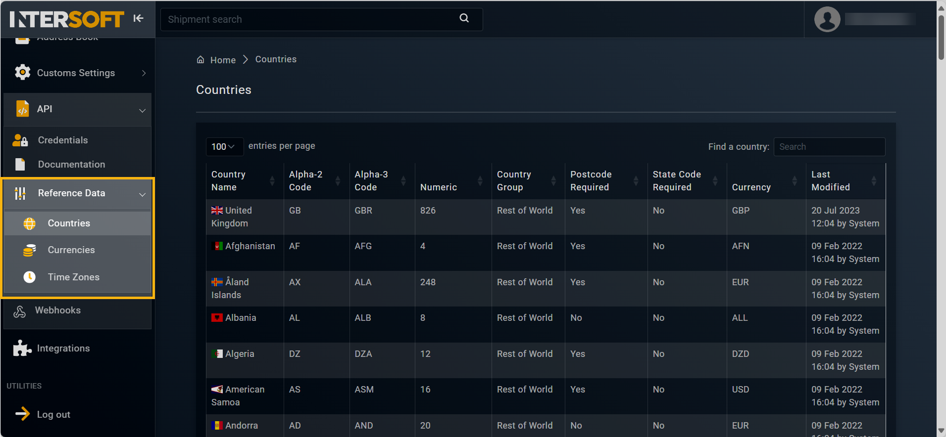 Accessing reference data