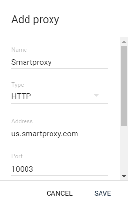 SessionBox – Add proxy