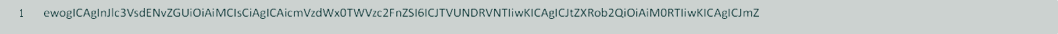 sample base64 encoded token