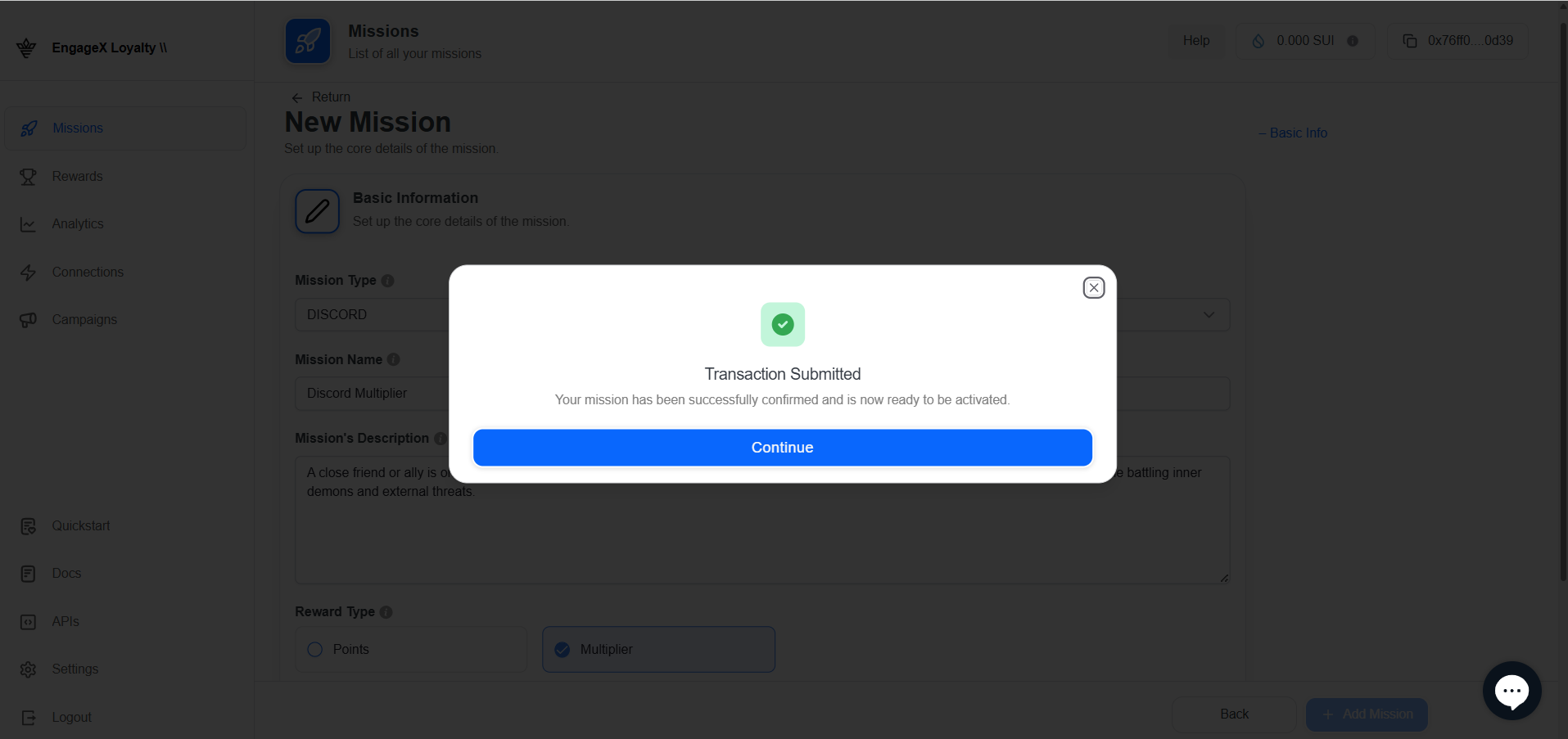 Transaction Confirmation