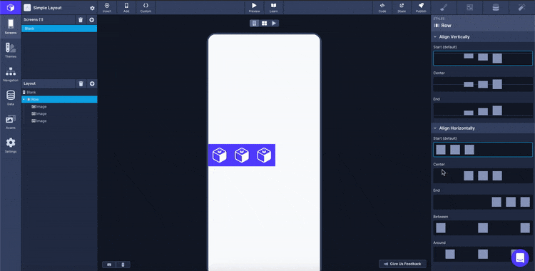 align horizontal row.gif