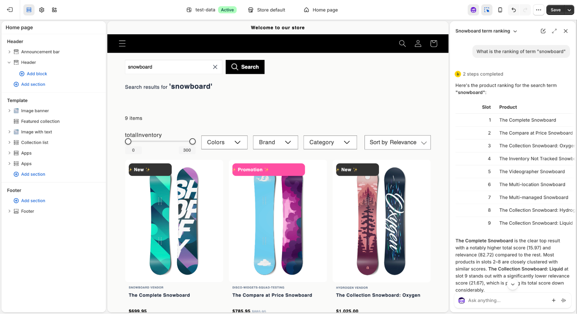 Sidekick using Loomi AI for Shopify.