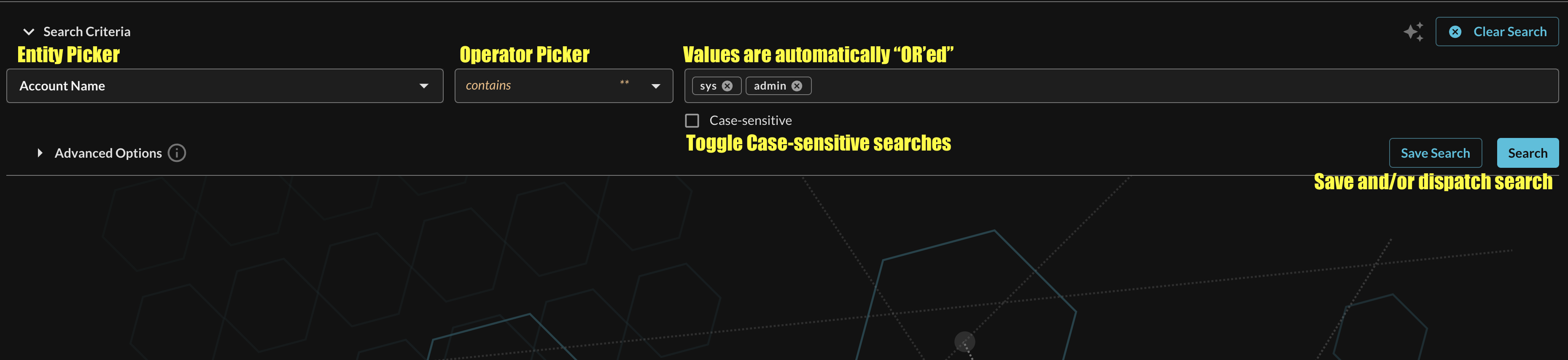 FIG. 14 - Multi-value Entity searches