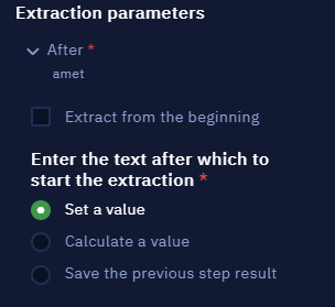 Here we can set the After parameter