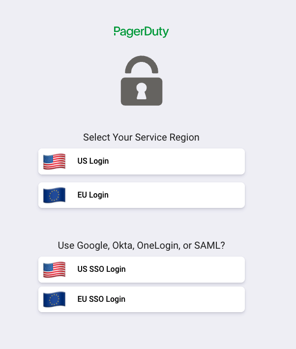 Sign in to PagerDuty