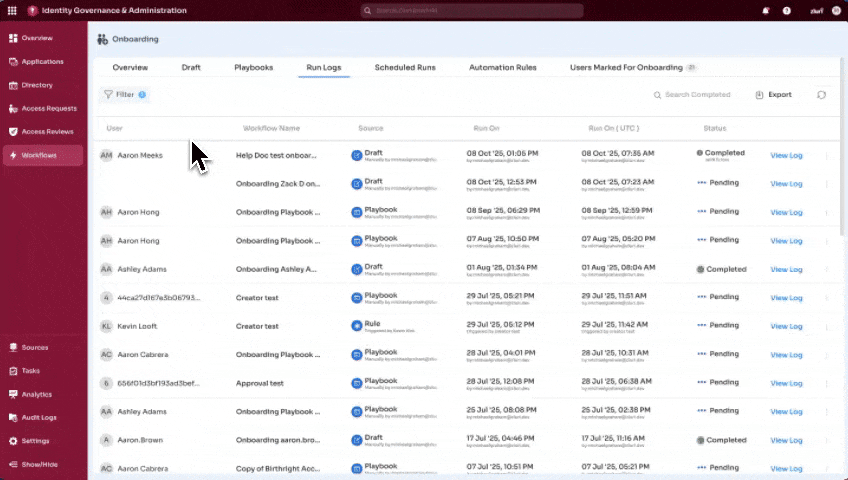 RUn logs_filters option.gif