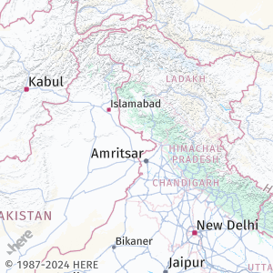 Jammu and Kashmir along with Ladakh - Indian geopolitical view