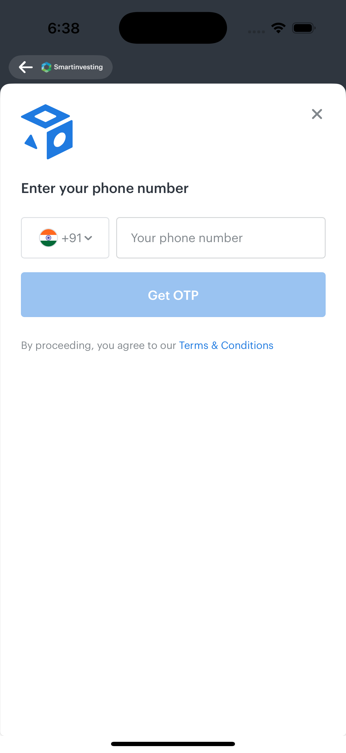 The consent modal presented to the user. It contains the entire contents of the message so the user knows exactly which message he is allowing the SDK to read.