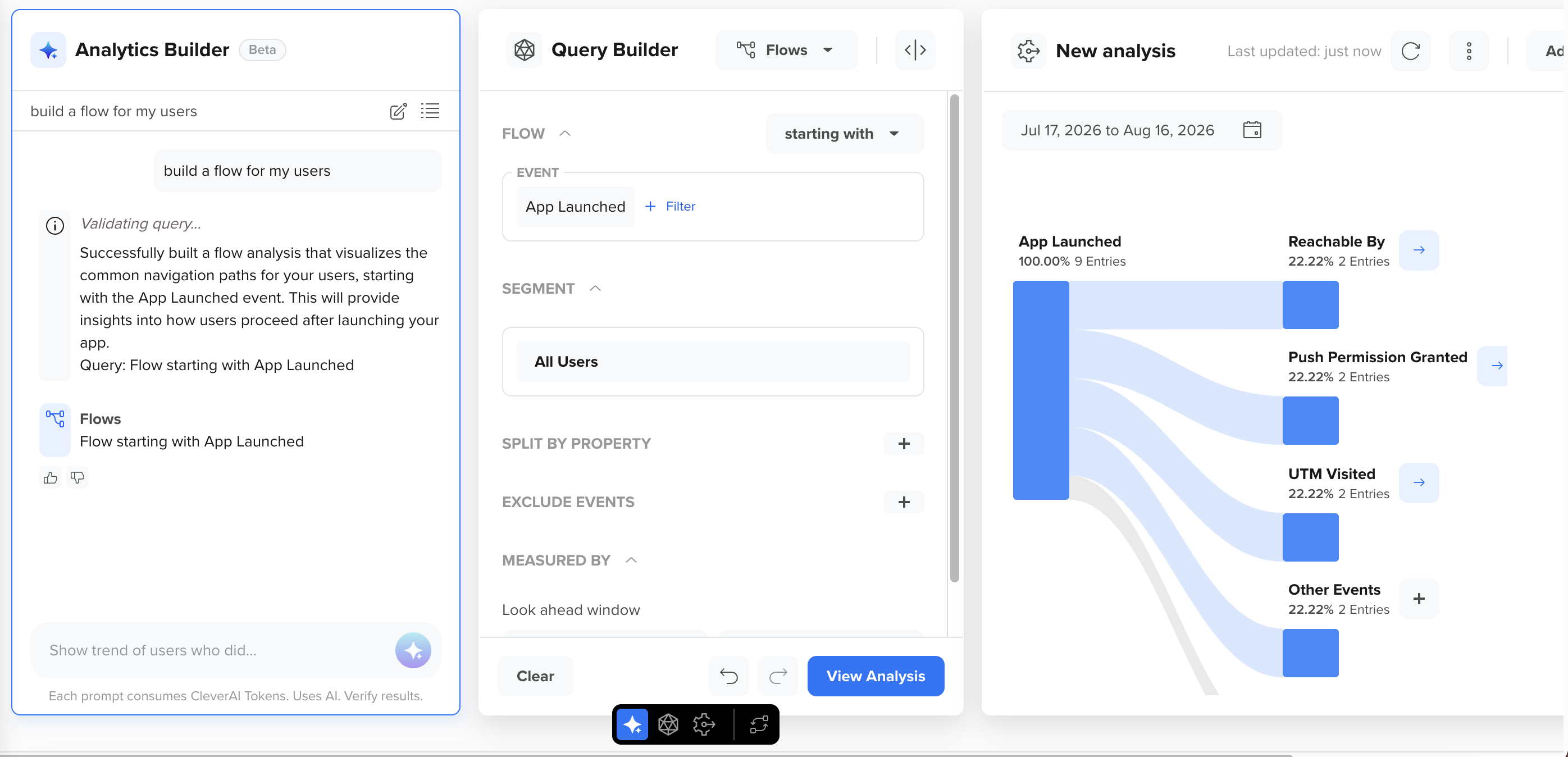 analytics builder example