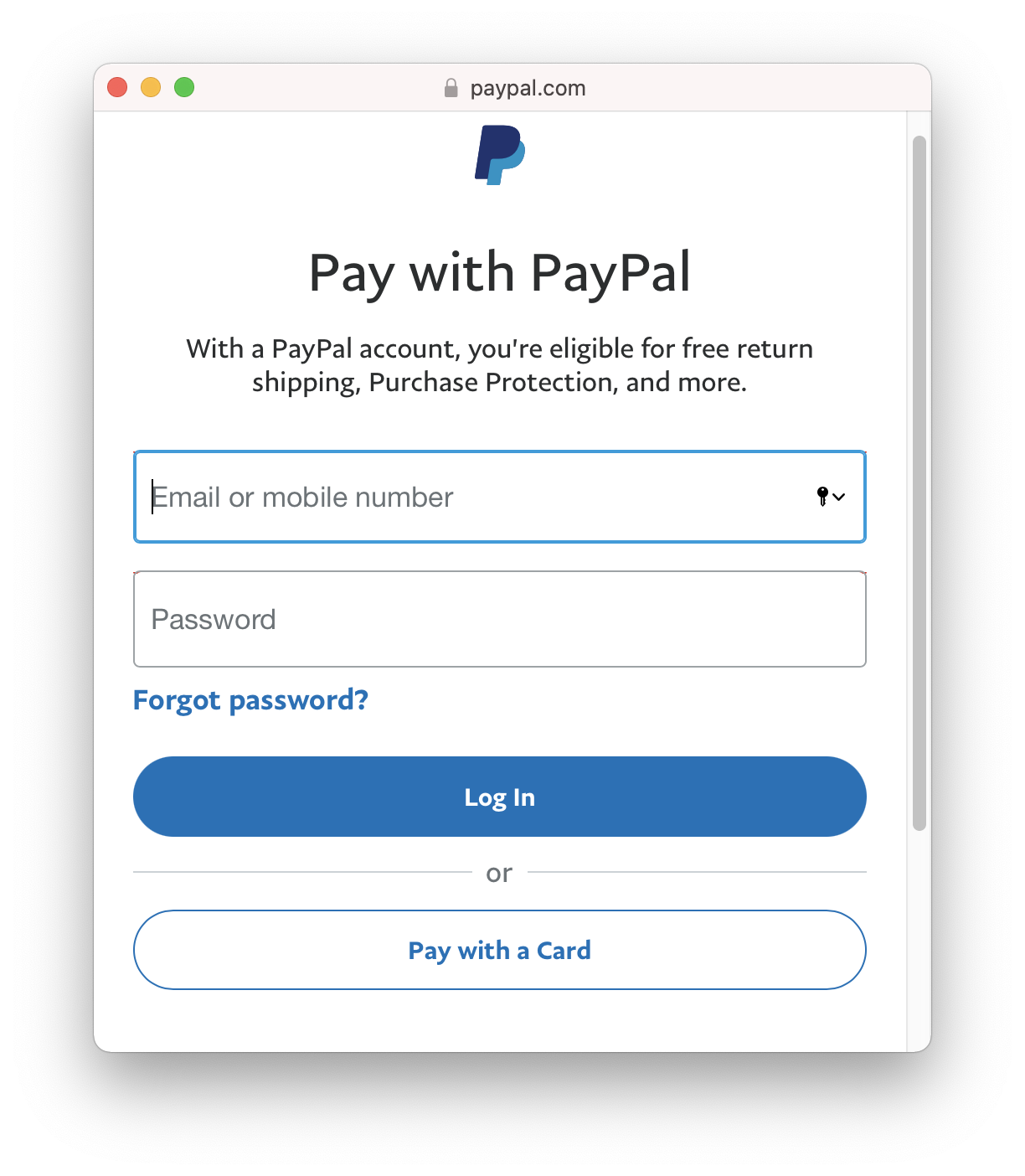 pay online paypal