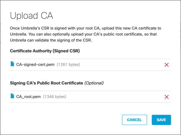 get certificate signed by ca