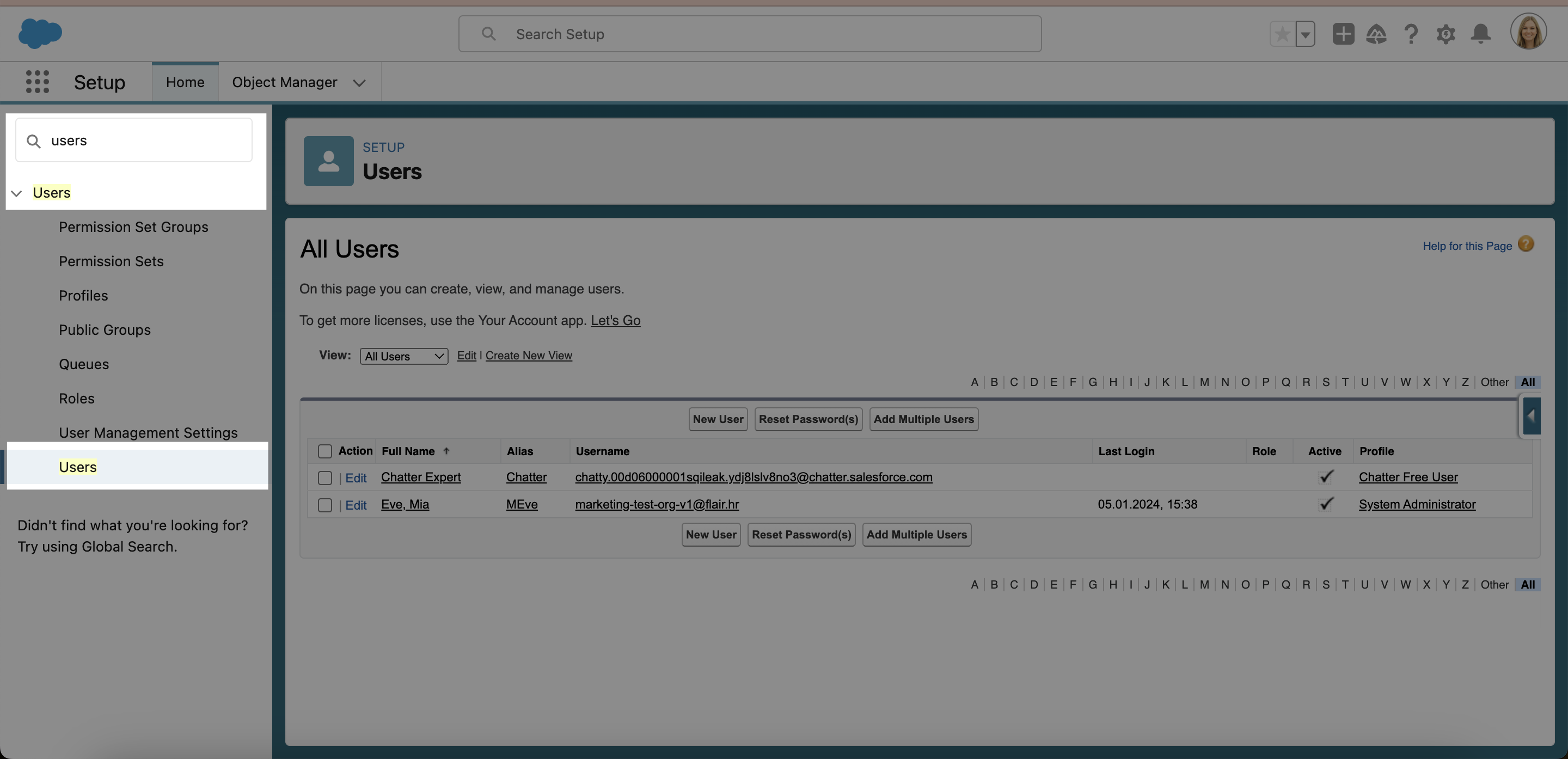 Assigning SAML Permission