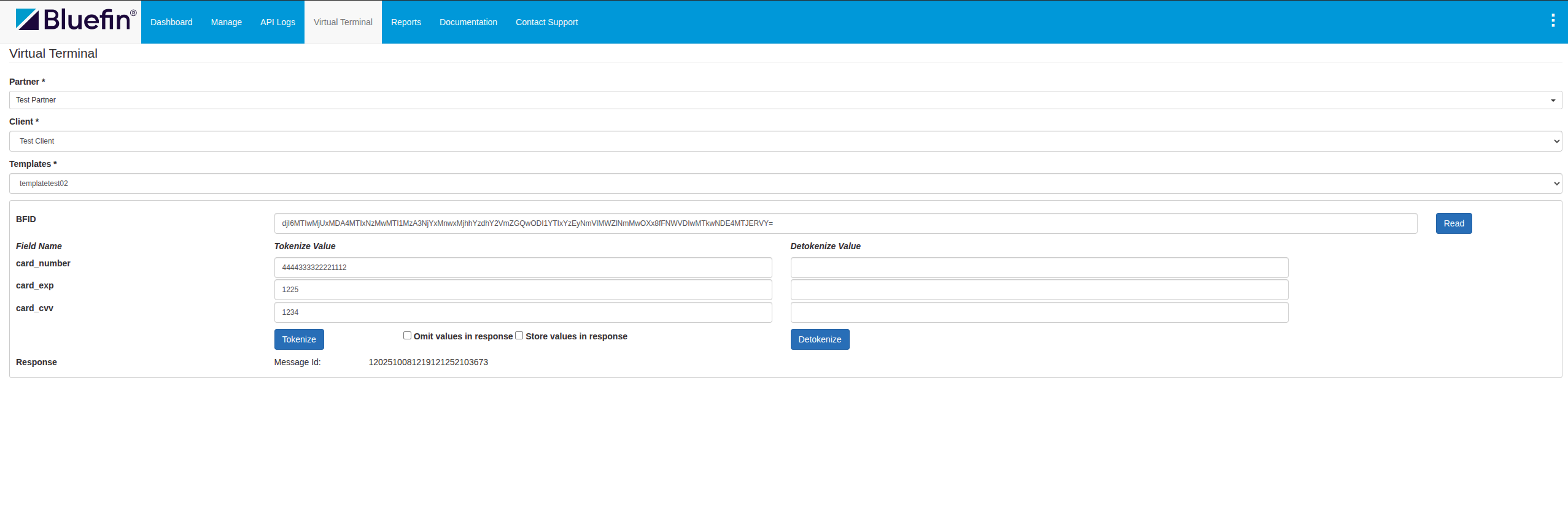 ShieldConex® Portal | Virtual Terminal Feature
