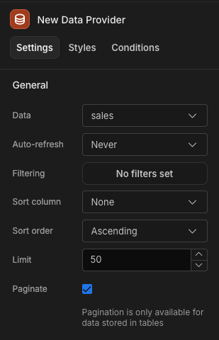 datasource.png Providing data from the ServiceLog table