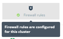 Firewall rules enabled