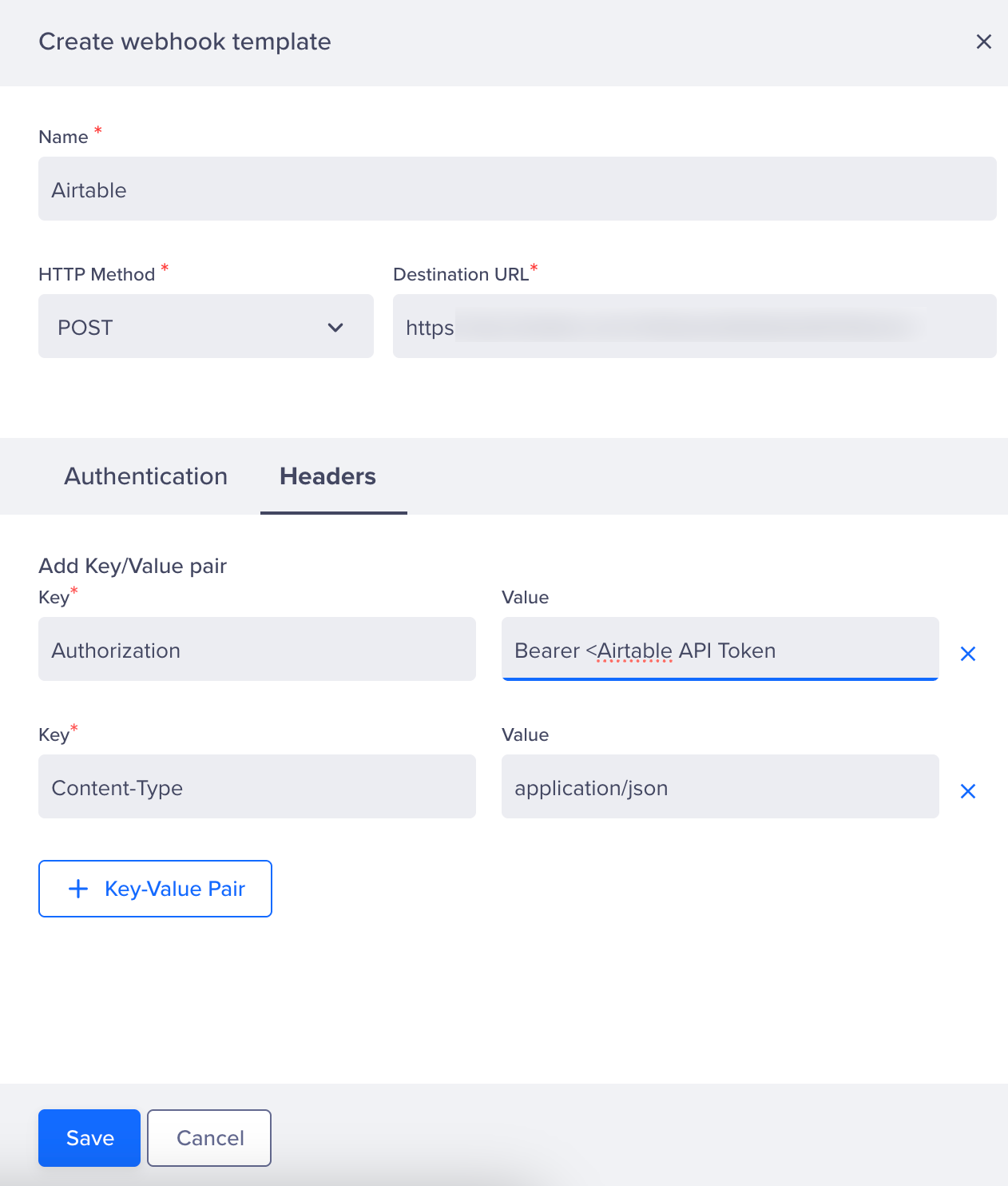 Create Webhook