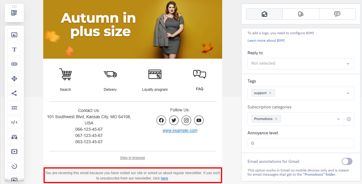 Unsubscribe