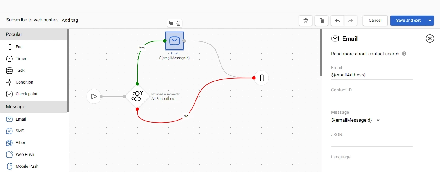 Workflow example