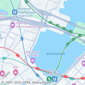 Sample map with public transit information
