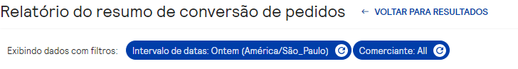 filtro de pesquisa de relatorio