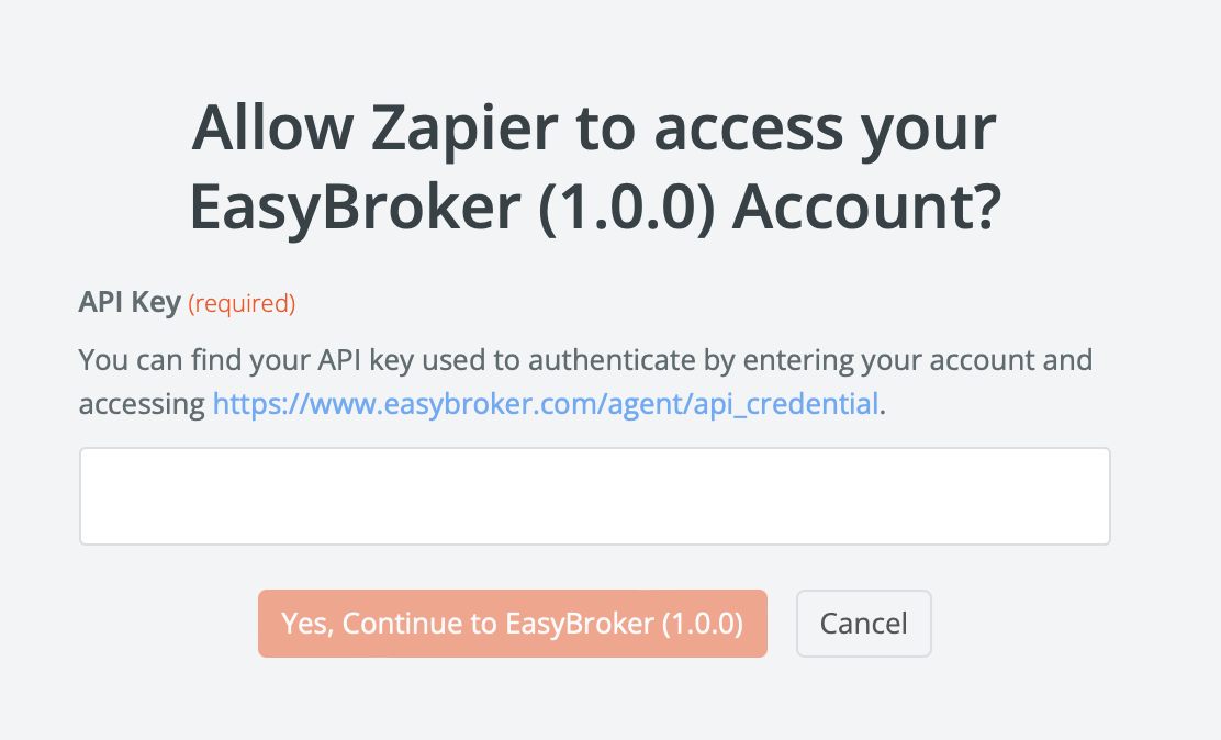 Aquí deberás registrar tu API Key